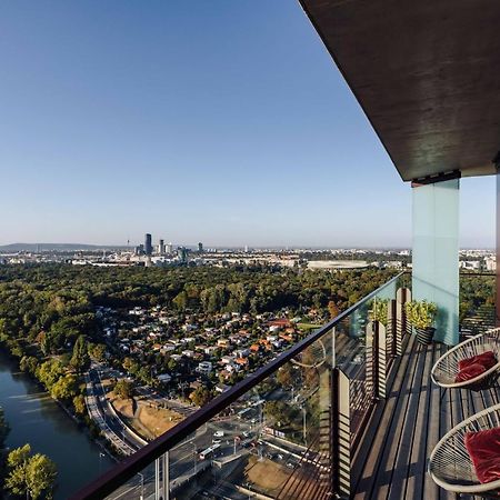 Design Apartment With Amazing View Over Vienna 2 Exterior photo