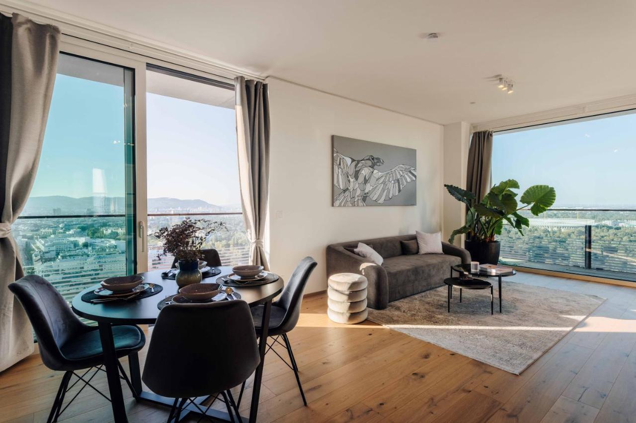 Design Apartment With Amazing View Over Vienna 2 Exterior photo